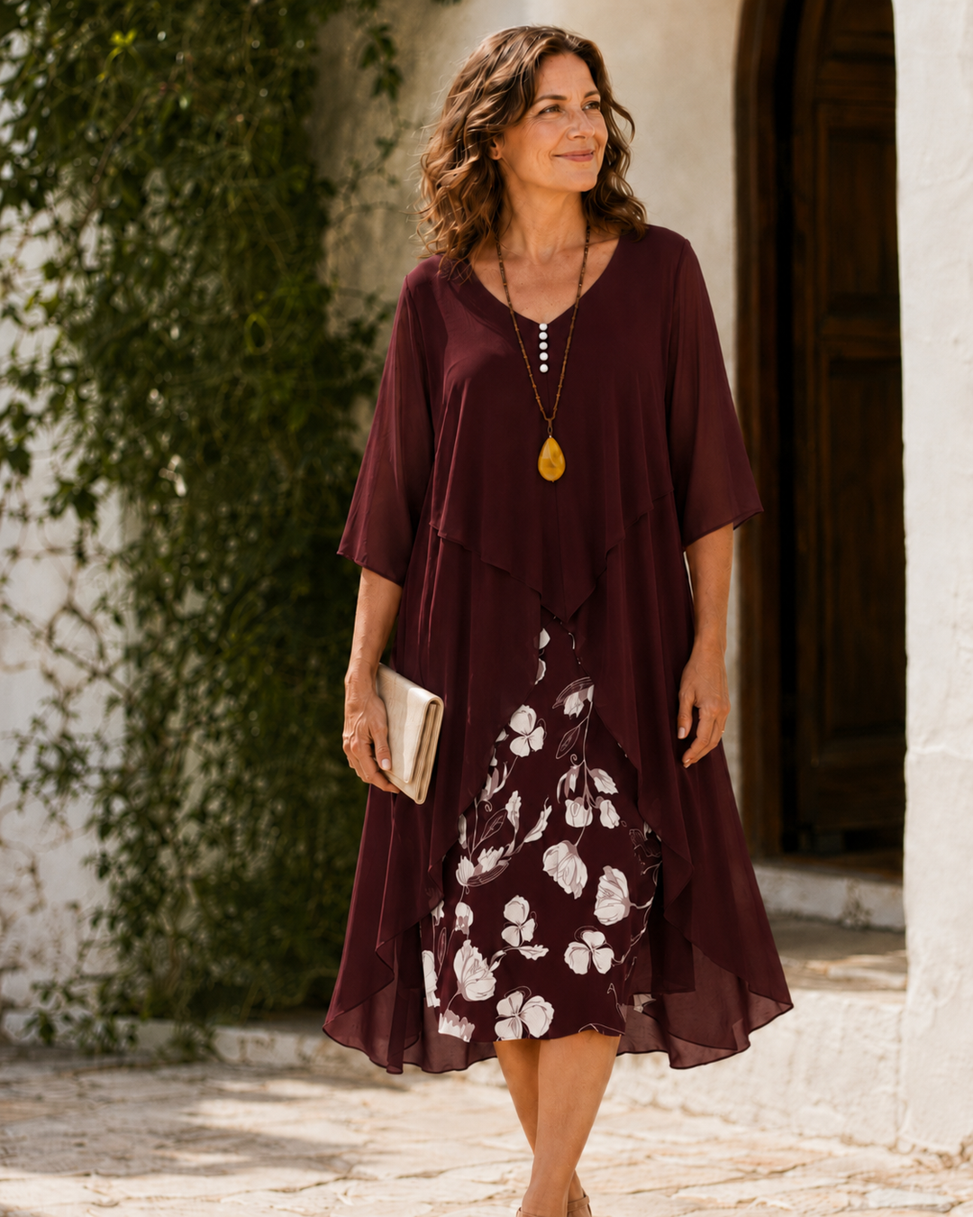 Odette | Abito Maxi a Strati