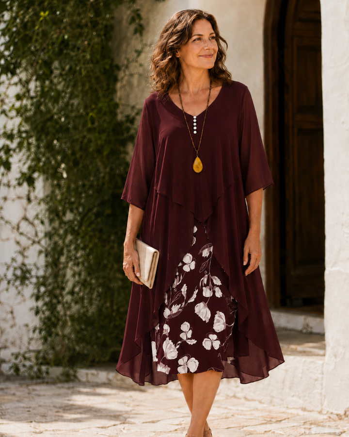 Odette | Abito Maxi a Strati