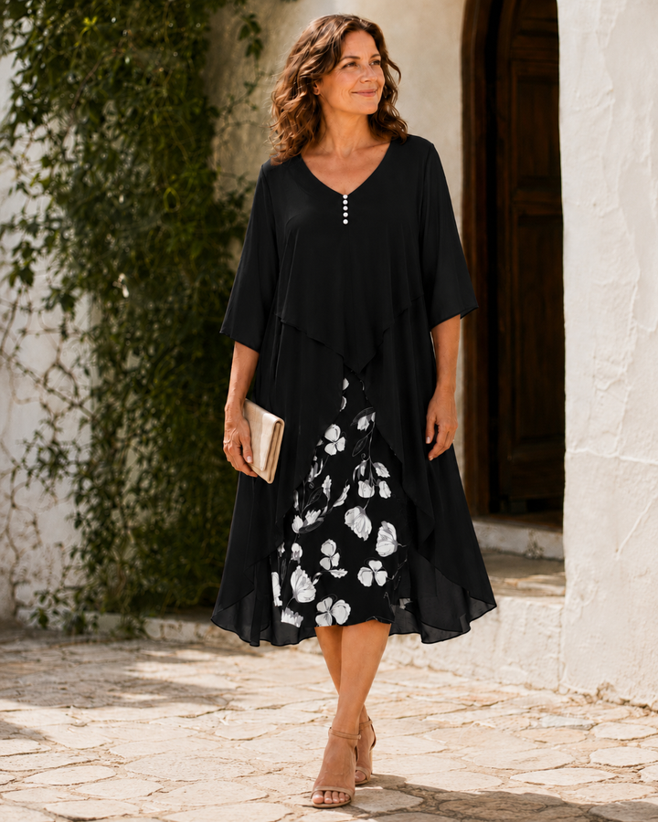 Odette | Abito Maxi a Strati
