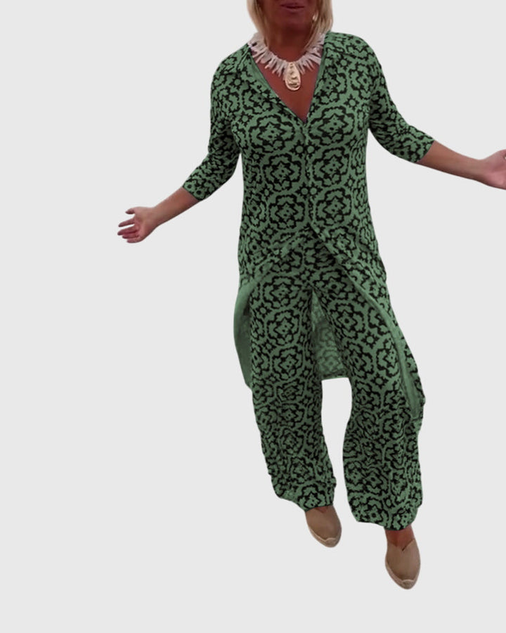 Gabriella™ | Elegante completo vintage due pezzi