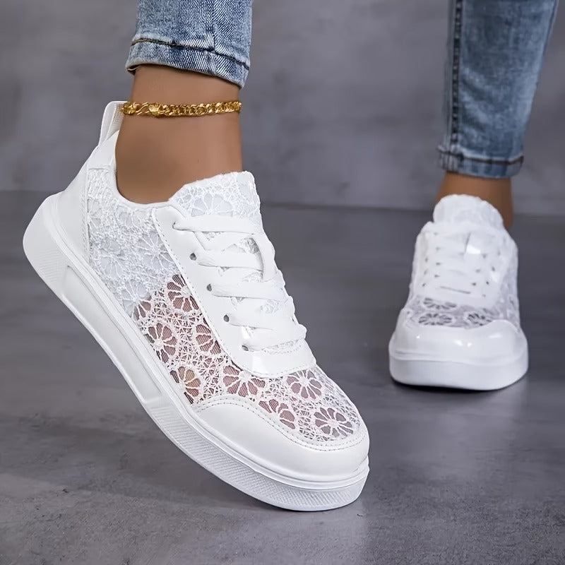Dentelle | Sneakers in Pizzo Floreale