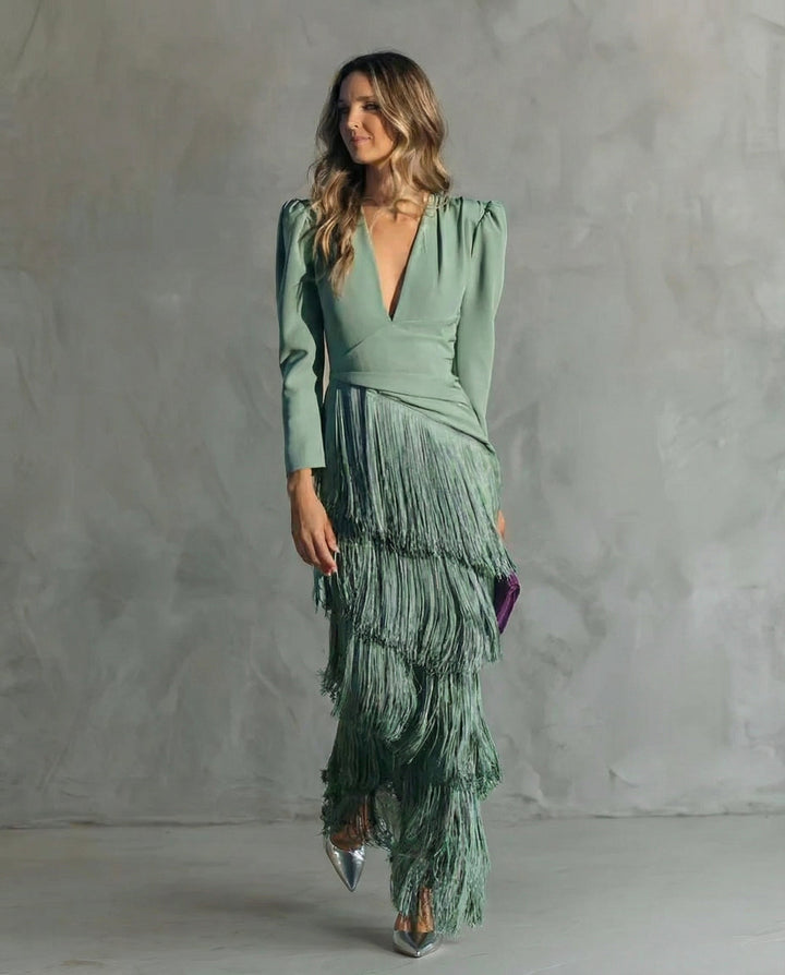 Chiara™ | Abito Frange Eleganza
