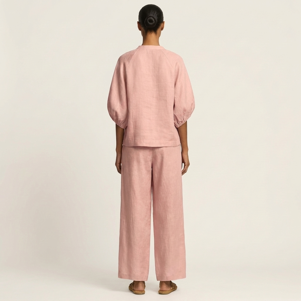 Marlowe | Set con Maniche a Palloncino e Zip Frontale