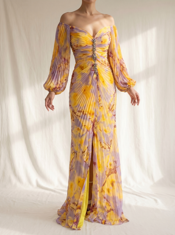 Maili™ | Abito Maxi Celestia