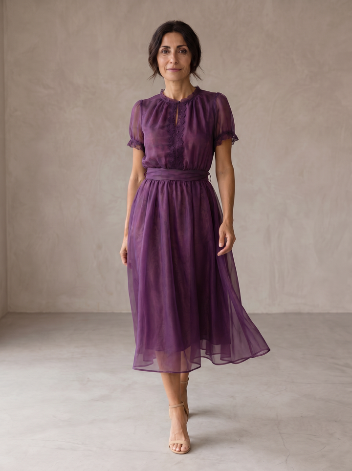 Flavia™ | Abito Maxi Serena in Chiffon