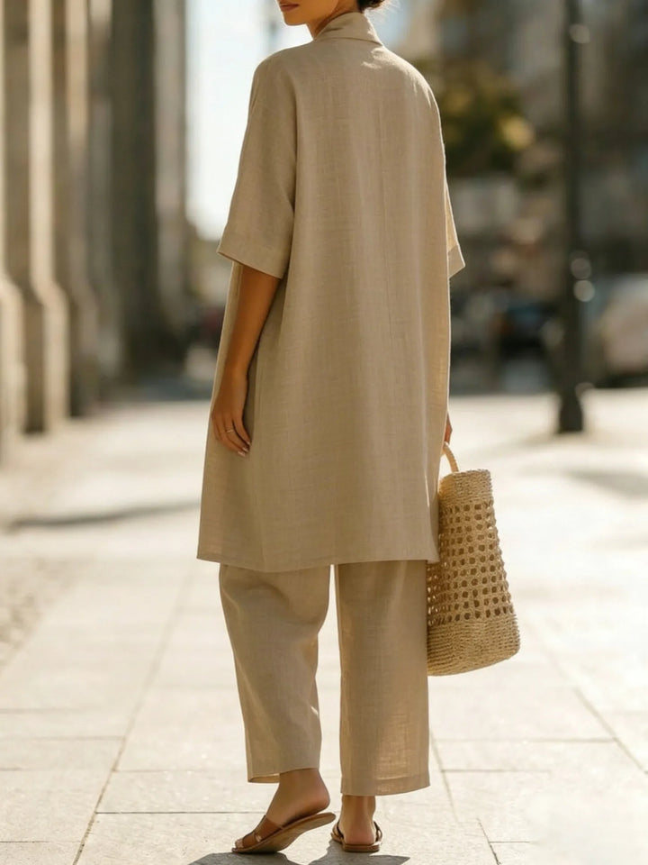 Serena™ | Elegante completo minimalista 3 pezzi leggero e traspirante