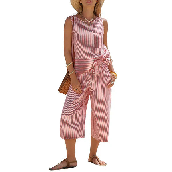 Brisa | Completo in cotone a righe