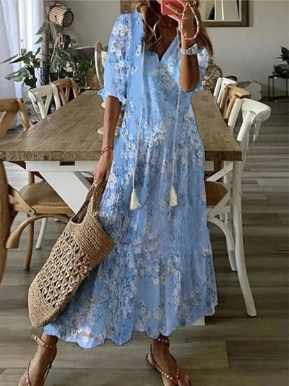 Luna | Vestito midi in stile boho informale